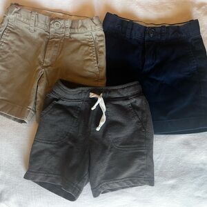 J. Crew Boys Shorts Trio - Khaki, Navy, Charcoal